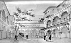 Cour carr&eacute;e d' alger.